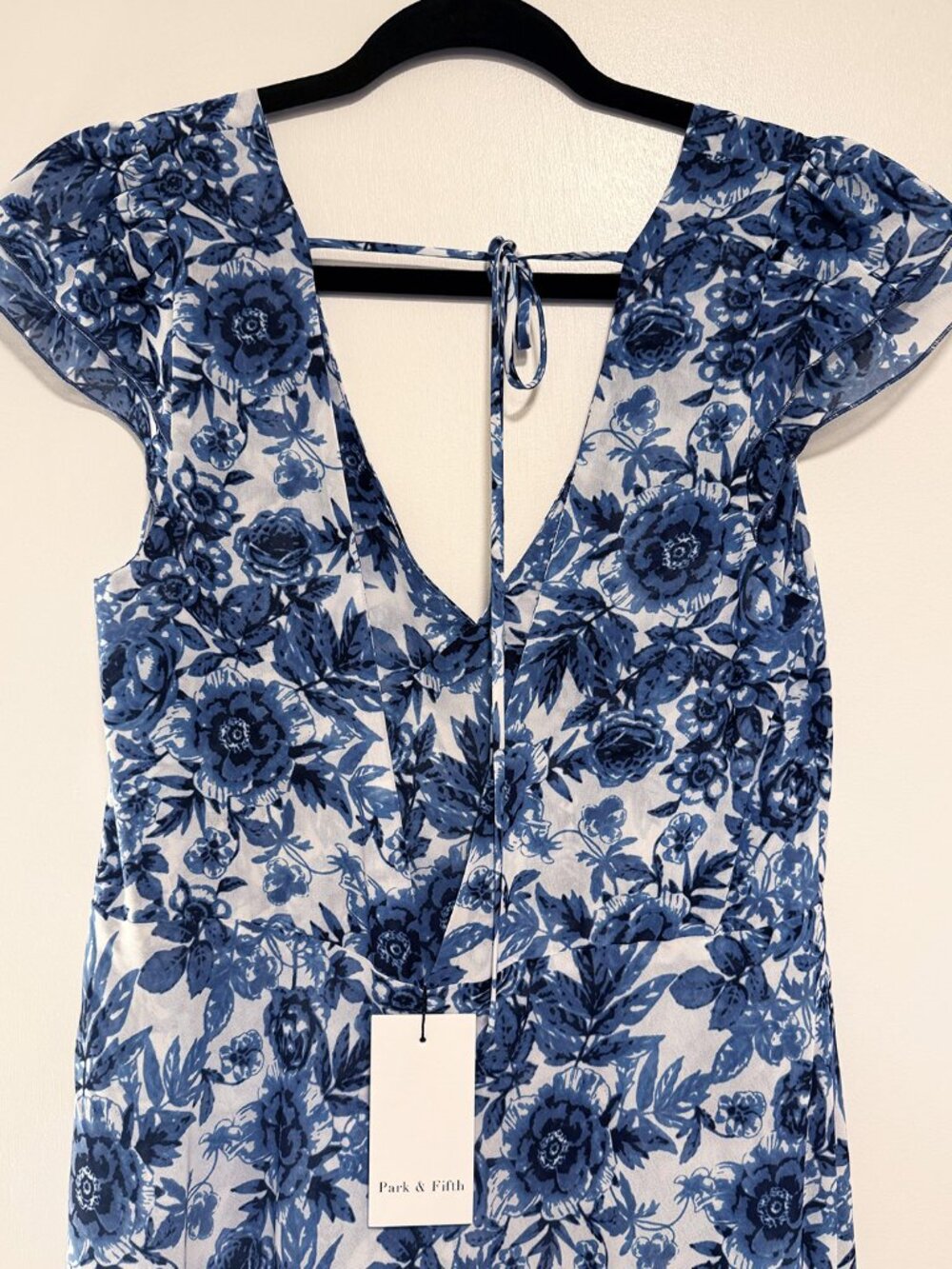 Park & Fifth Sonora Dress, Navy Toile, L - Picture 6 of 9